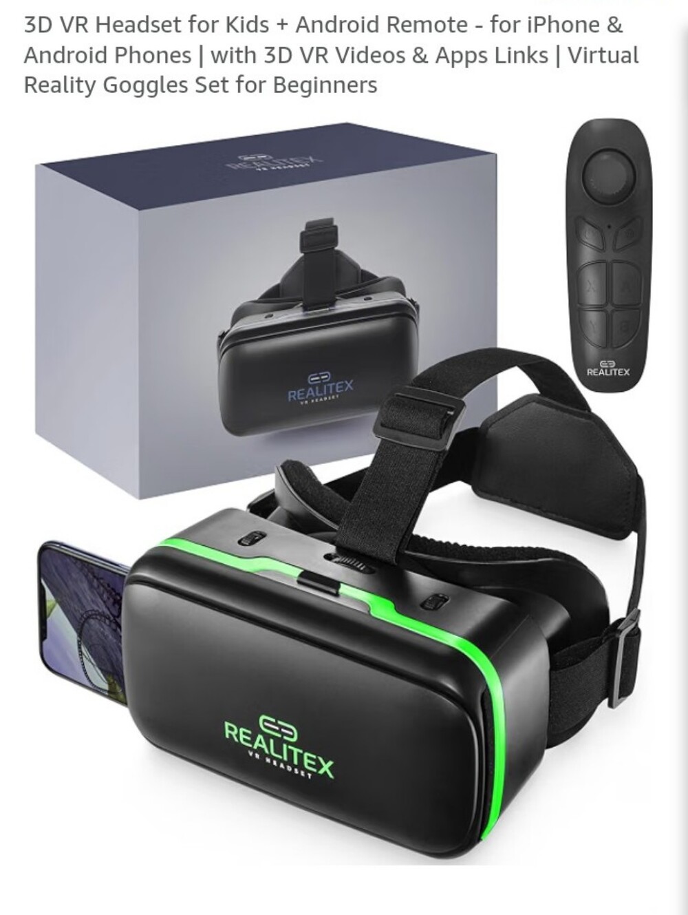 REALTEX VR headset